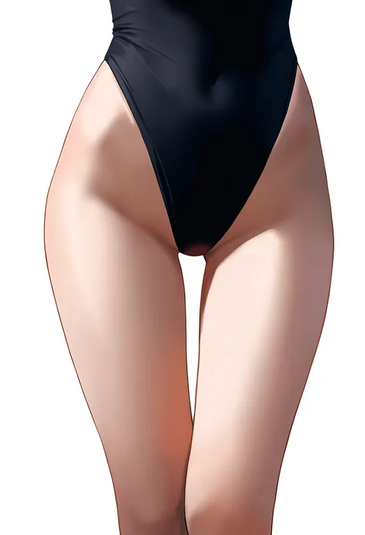 masterpiece, best quality, newest, absurdres, highres, safe, highleg_leotard, 1girl, solo, simple_background — by k3scat, made with ComfyUI