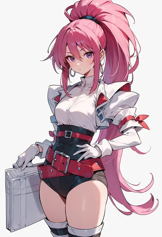 masterpiece, best quality, score_7, safe, tales of destiny 2, solo, simple background — by k3scat, made with ComfyUI