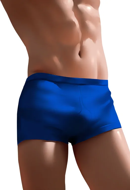 masterpiece, best quality, newest, absurdres, highres, safe, blue_male_underwear, 1girl, solo, simple_background — by k3scat, made with ComfyUI