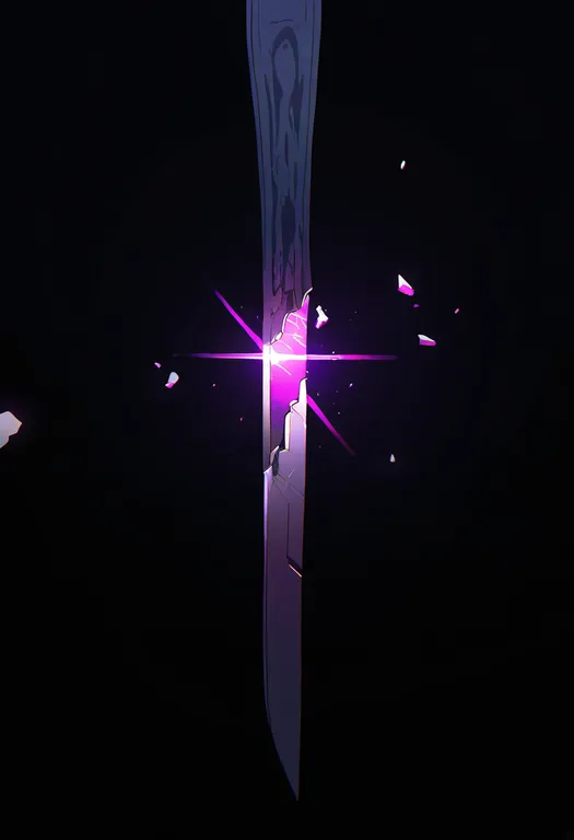 masterpiece, best quality, newest, absurdres, highres, safe, broken_weapon, 1girl, solo, simple_background — by k3scat, made with ComfyUI