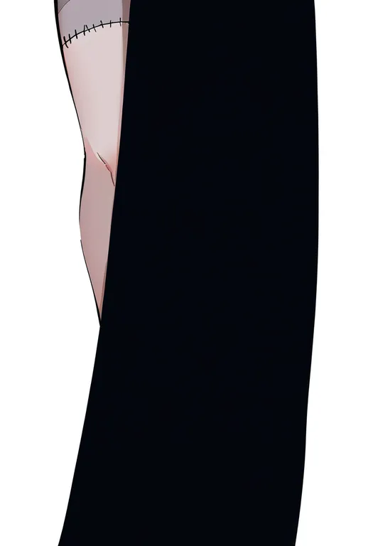 masterpiece, best quality, newest, absurdres, highres, safe, stitched_leg, 1girl, solo, simple_background — by k3scat, made with ComfyUI
