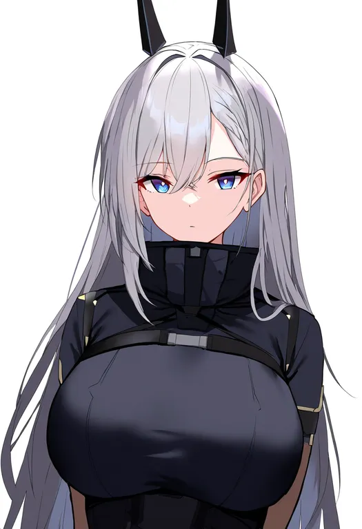 masterpiece, best quality, newest, absurdres, highres, safe, white_fox_(company), solo, simple_background — by k3scat, made with ComfyUI