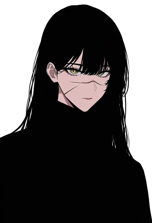 masterpiece, best quality, newest, absurdres, highres, safe, scar_on_arm, 1girl, solo, simple_background — by k3scat, made with ComfyUI