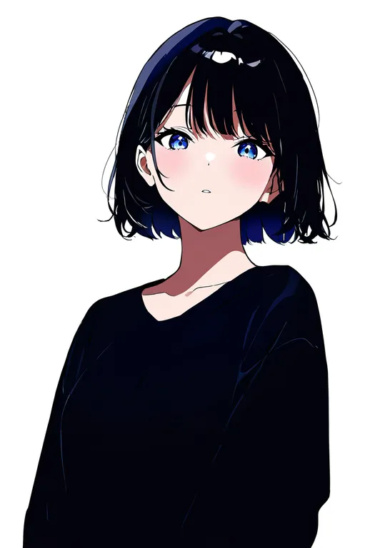 masterpiece, best quality, newest, absurdres, highres, safe, gao, 1girl, solo, simple_background — by k3scat, made with ComfyUI