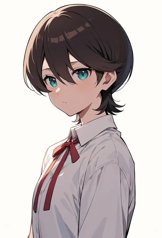 masterpiece, best quality, score_7, safe, horikawa kunihiro, solo, upper body, simple background — by k3scat, made with ComfyUI