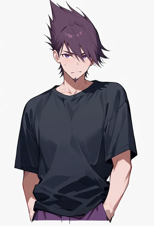 masterpiece, best quality, score_7, safe, momota kaito, solo, upper body, simple background — by k3scat, made with ComfyUI