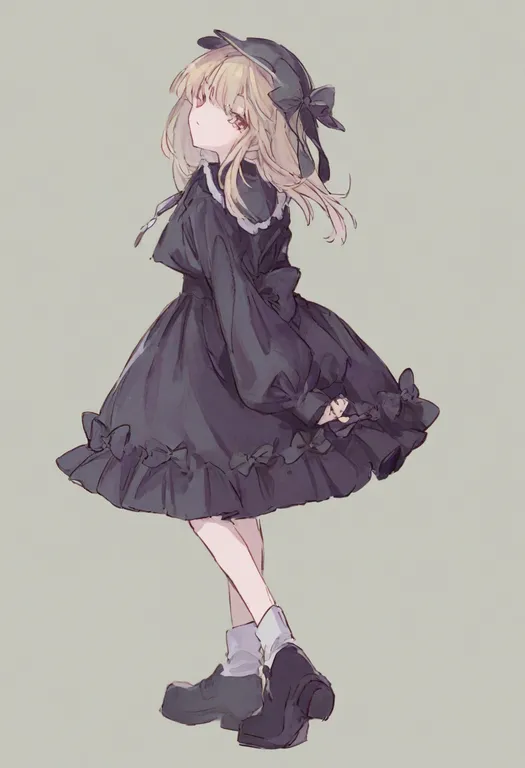 masterpiece, best quality, general, skirt bow, 1girl, solo, simple background — by k3scat, made with ComfyUI
