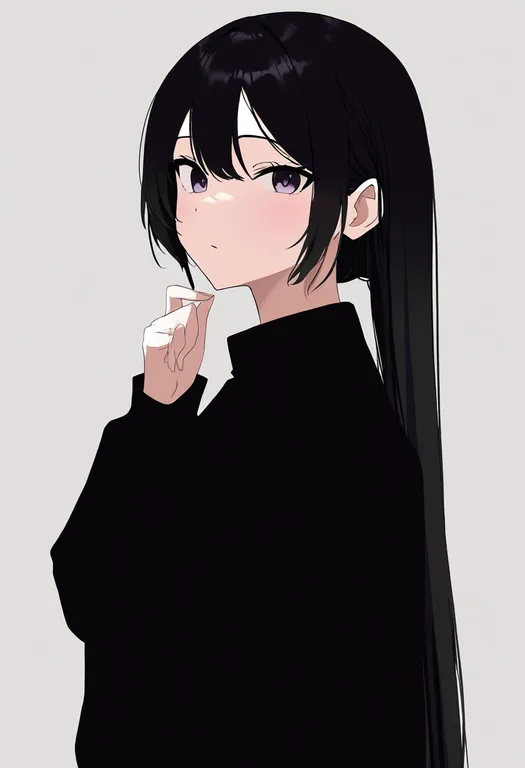 masterpiece, best quality, newest, absurdres, highres, safe, cleft_chin, 1girl, solo, simple_background — by k3scat, made with ComfyUI
