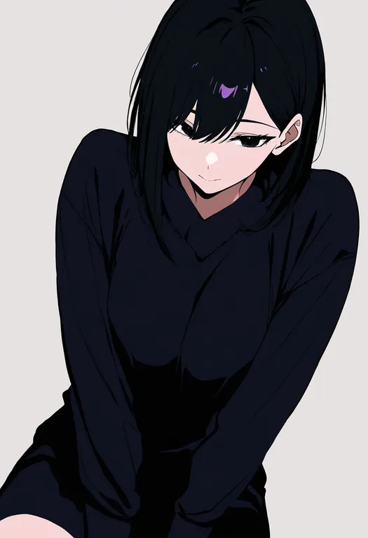 masterpiece, best quality, newest, absurdres, highres, safe, lying_on_lap, 1girl, solo, simple_background — by k3scat, made with ComfyUI