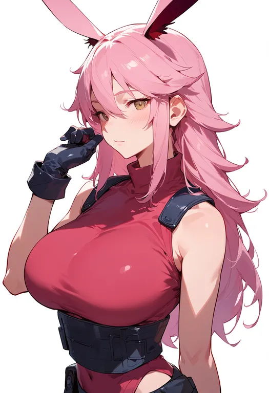 masterpiece, best quality, score_7, safe, yae sakura (goushinnso memento), solo, upper body, simple background — by k3scat, made with ComfyUI