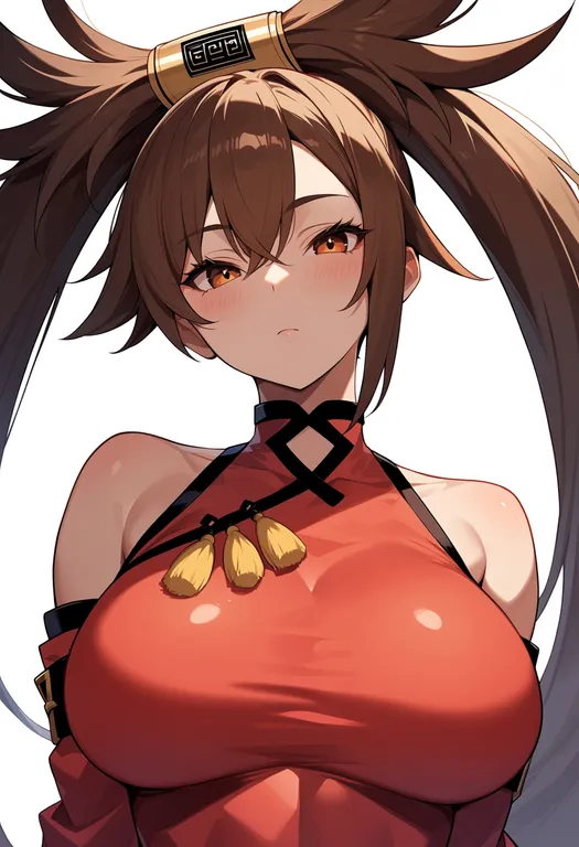 masterpiece, best quality, score_7, safe, kuradoberi jam, solo, upper body, simple background — by k3scat, made with ComfyUI