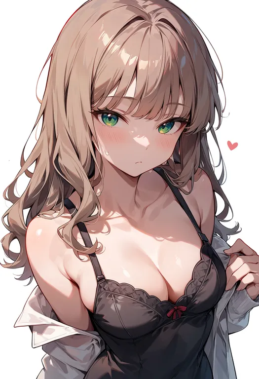 masterpiece, best quality, score_7, safe, minami yume, solo, upper body, simple background — by k3scat, made with ComfyUI
