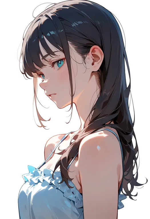 masterpiece, best quality, score_7, safe, yuki miku (2011), solo, upper body, simple background — by k3scat, made with ComfyUI