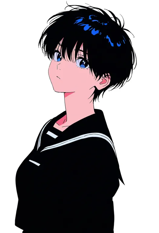 masterpiece, best quality, newest, absurdres, highres, safe, shihakusho, 1girl, solo, simple_background — by k3scat, made with ComfyUI