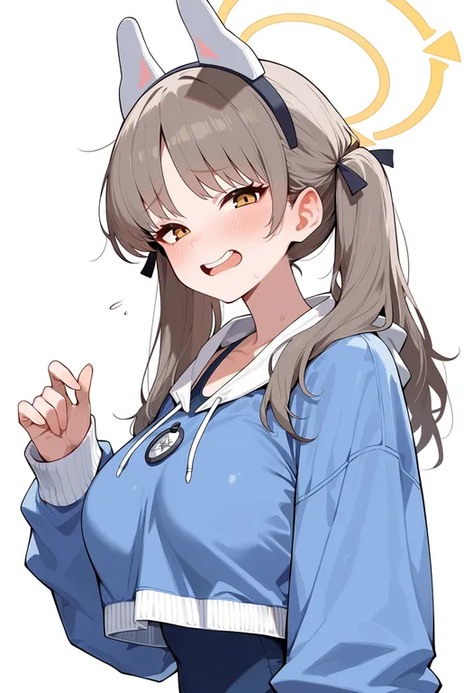 masterpiece, best quality, score_7, safe, moe (swimsuit) (blue archive), blue archive, solo, upper body… — by k3scat, made with ComfyUI