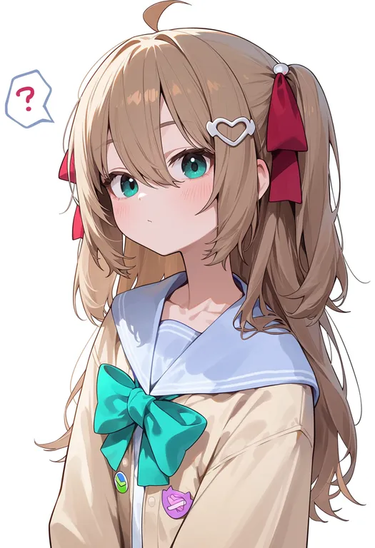 masterpiece, best quality, score_7, safe, neuro-sama (1st costume), solo, upper body, simple background — by k3scat, made with ComfyUI