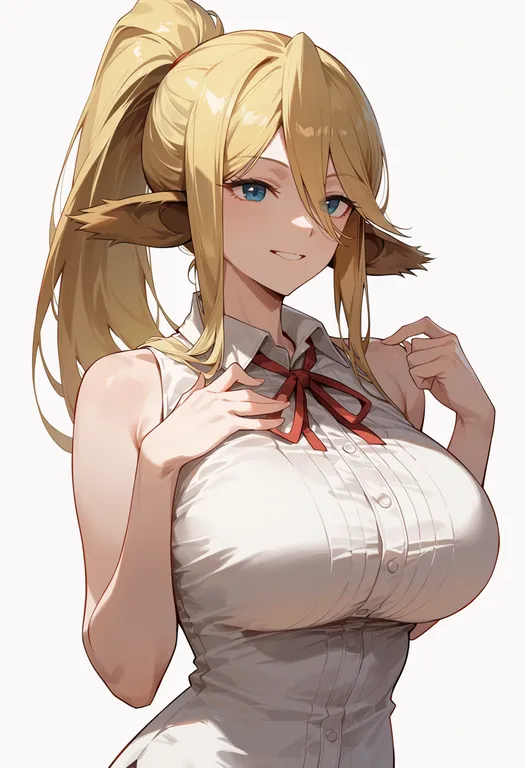 masterpiece, best quality, score_7, safe, centorea shianus, solo, upper body, simple background — by k3scat, made with ComfyUI