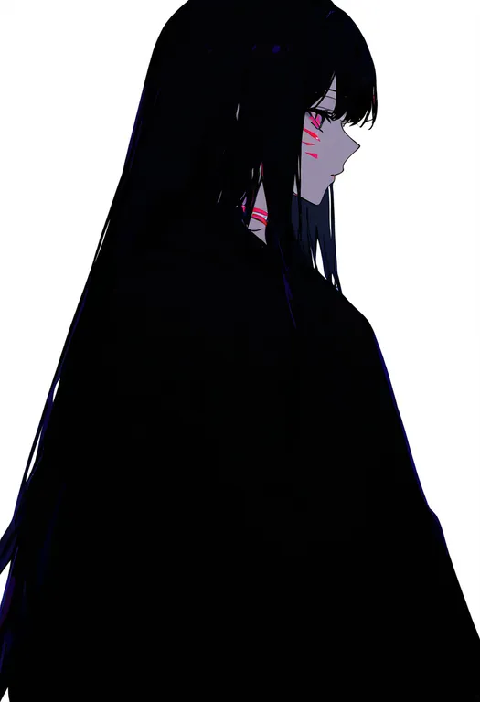 masterpiece, best quality, newest, absurdres, highres, safe, body_markings, 1girl, solo, simple_background — by k3scat, made with ComfyUI