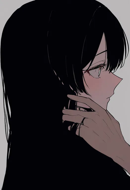 masterpiece, best quality, newest, absurdres, highres, safe, hand_in_another's_hair, 1girl — by k3scat, made with ComfyUI