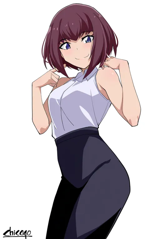 masterpiece, best quality, newest, absurdres, highres, safe, chicago_white_sox, solo, full_body, simple_background — by k3scat, made with ComfyUI