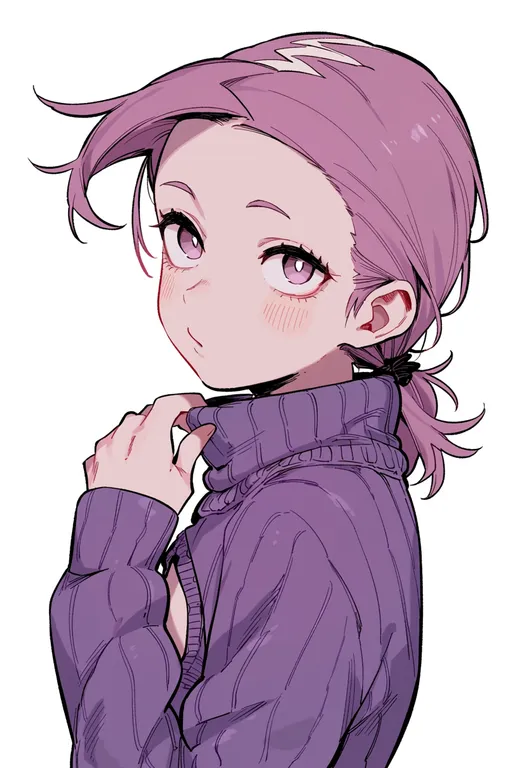 masterpiece, best quality, score_7, safe, vinegar doppio, solo, upper body, simple background — by k3scat, made with ComfyUI