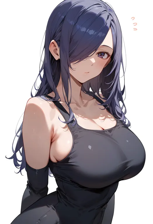 masterpiece, best quality, score_7, safe, kirishima touka, solo, upper body, simple background — by k3scat, made with ComfyUI