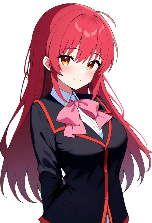masterpiece, best quality, newest, absurdres, highres, safe, little_busters!_school_uniform, 1girl, solo… — by k3scat, made with ComfyUI