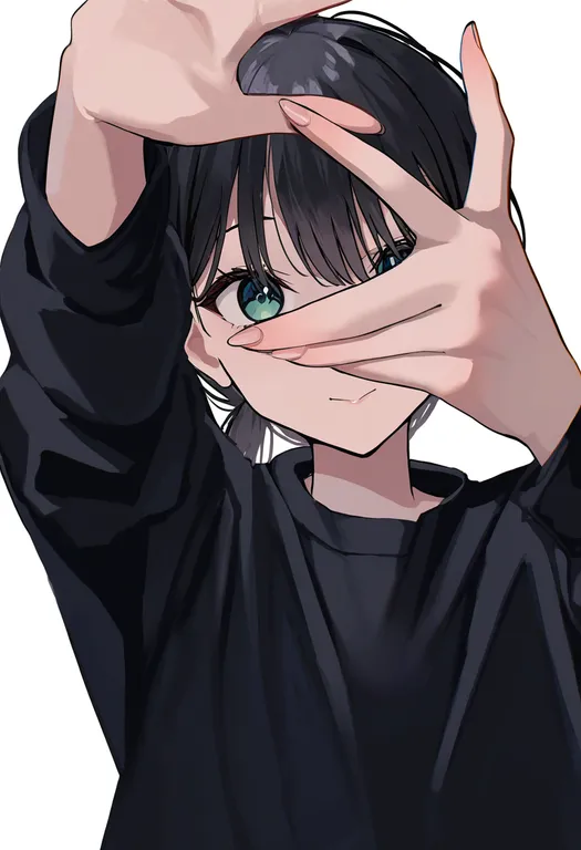 masterpiece, best quality, newest, absurdres, highres, safe, taking_picture, 1girl, solo, simple_background — by k3scat, made with ComfyUI