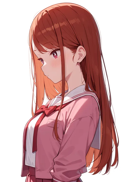 masterpiece, best quality, score_7, safe, hijiri ageha, solo, upper body, simple background — by k3scat, made with ComfyUI