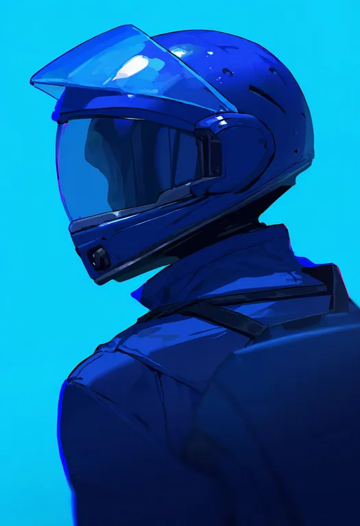 masterpiece, best quality, newest, absurdres, highres, safe, blue_helmet, 1girl, solo, simple_background — by k3scat, made with ComfyUI
