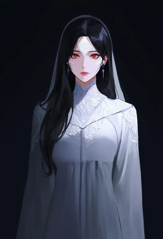 masterpiece, best quality, newest, absurdres, highres, safe, white_scales, 1girl, solo, simple_background — by k3scat, made with ComfyUI