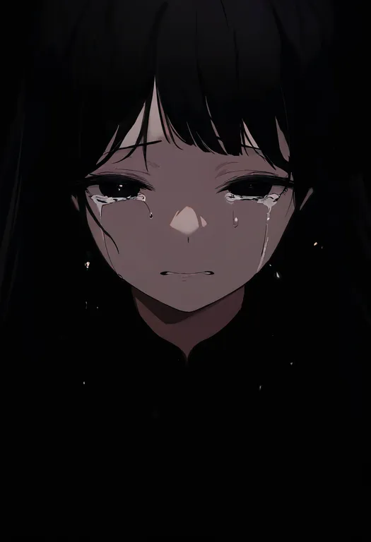 masterpiece, best quality, newest, absurdres, highres, safe, crying_with_eyes_open, 1girl, solo, simple_background — by k3scat, made with ComfyUI