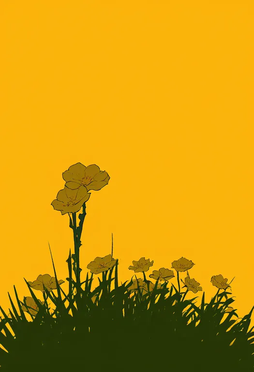 masterpiece, best quality, newest, absurdres, highres, safe, yellow_flower, 1girl, solo, simple_background — by k3scat, made with ComfyUI