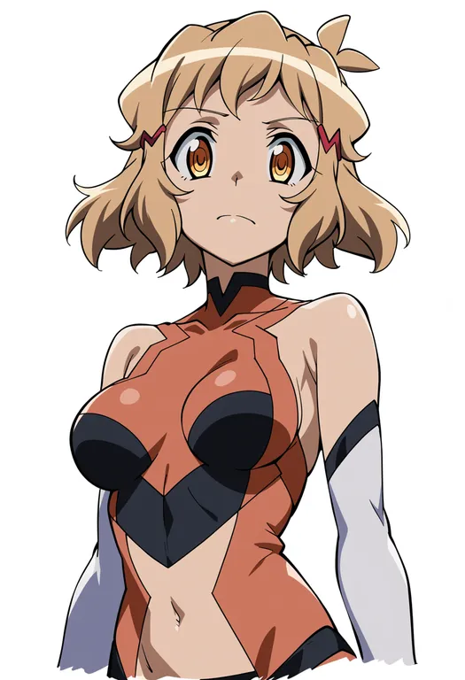 masterpiece, best quality, score_7, safe, tachibana hibiki (symphogear), solo, upper body, simple background — by k3scat, made with ComfyUI