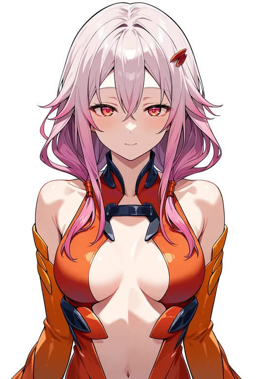 masterpiece, best quality, score_7, safe, yuzuriha inori, solo, upper body, simple background — by k3scat, made with ComfyUI