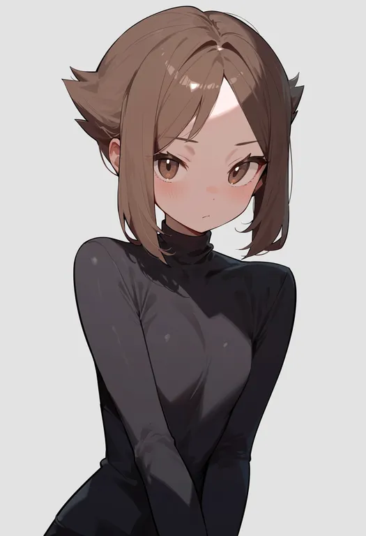 masterpiece, best quality, score_7, safe, rei (pokemon), pokemon, solo, upper body, simple background — by k3scat, made with ComfyUI