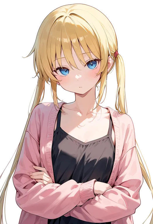 masterpiece, best quality, score_7, safe, sanzen'in nagi, solo, upper body, simple background — by k3scat, made with ComfyUI
