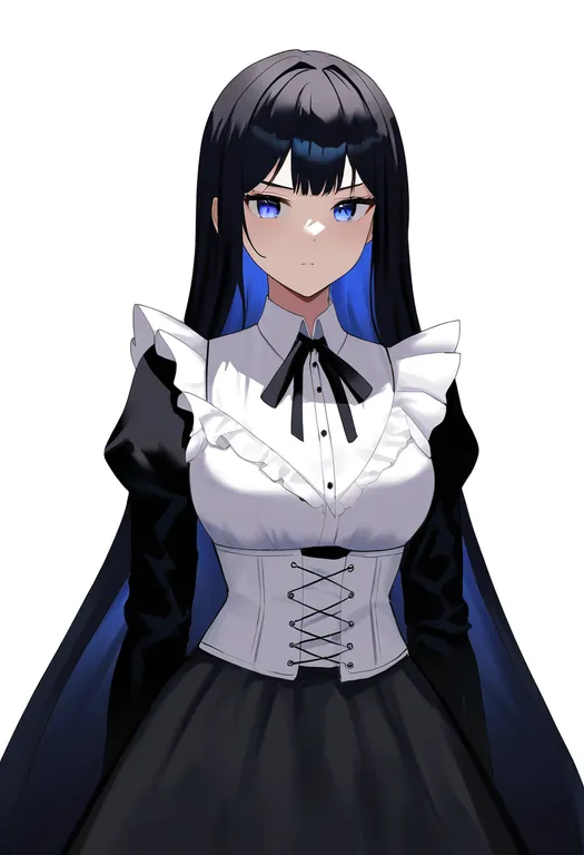 masterpiece, best quality, newest, absurdres, highres, safe, white_corset, 1girl, solo, simple_background — by k3scat, made with ComfyUI