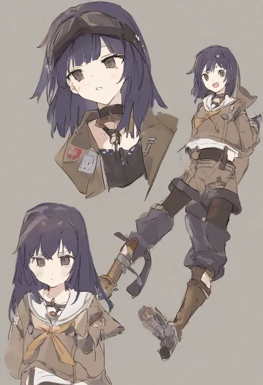 masterpiece, best quality, general, open fly, 1girl, solo, simple background — by k3scat, made with ComfyUI