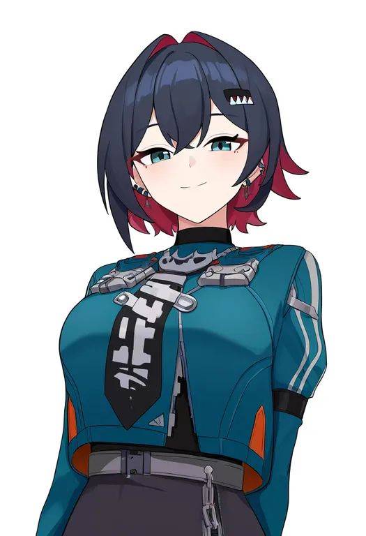 masterpiece, best quality, newest, absurdres, highres, safe, sharkboo_(zenless_zone_zero), zenless_zone_zero, solo… — by k3scat, made with ComfyUI