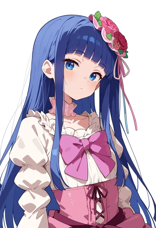masterpiece, best quality, score_7, safe, furudo erika, solo, upper body, simple background — by k3scat, made with ComfyUI