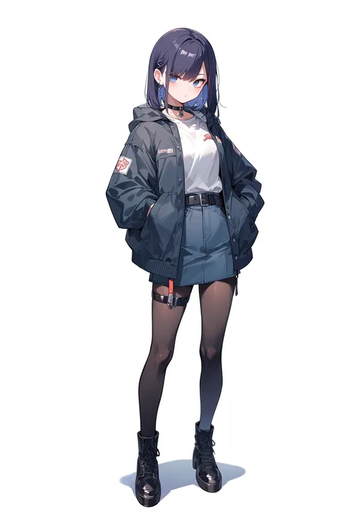 masterpiece, best quality, score_7, safe, avispa fukuoka, solo, full body, simple background — by k3scat, made with ComfyUI