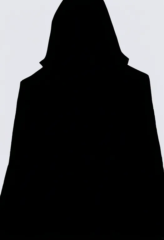 masterpiece, best quality, newest, absurdres, highres, safe, black_hood, 1girl, solo, simple_background — by k3scat, made with ComfyUI