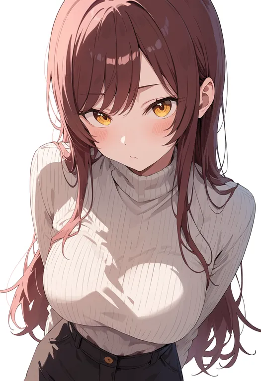 masterpiece, best quality, score_7, safe, osaki amana, solo, upper body, simple background — by k3scat, made with ComfyUI