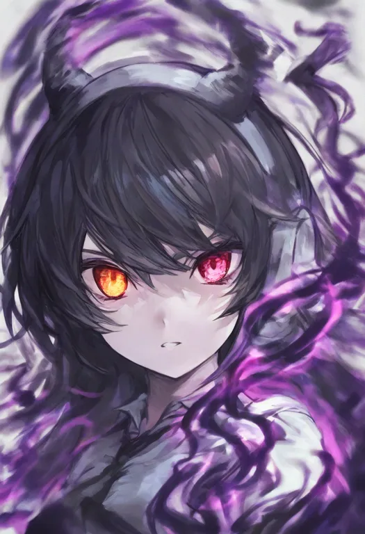 masterpiece, best quality, general, aura, 1girl, solo, simple background — by k3scat, made with ComfyUI