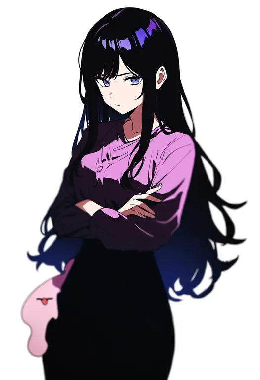 masterpiece, best quality, newest, absurdres, highres, safe, blob, 1girl, solo, simple_background — by k3scat, made with ComfyUI