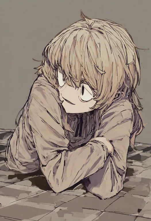 masterpiece, best quality, general, tiles, 1girl, solo, simple background — by k3scat, made with ComfyUI