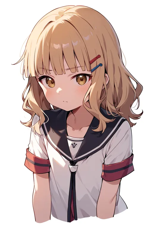 masterpiece, best quality, score_7, safe, oomuro sakurako, solo, upper body, simple background — by k3scat, made with ComfyUI