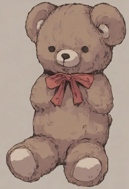 masterpiece, best quality, general, teddy bear, 1girl, solo, simple background — by k3scat, made with ComfyUI