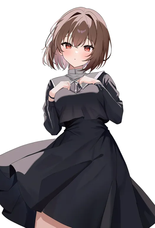 masterpiece, best quality, newest, absurdres, highres, safe, paradise_(visual_novel), solo, simple_background — by k3scat, made with ComfyUI